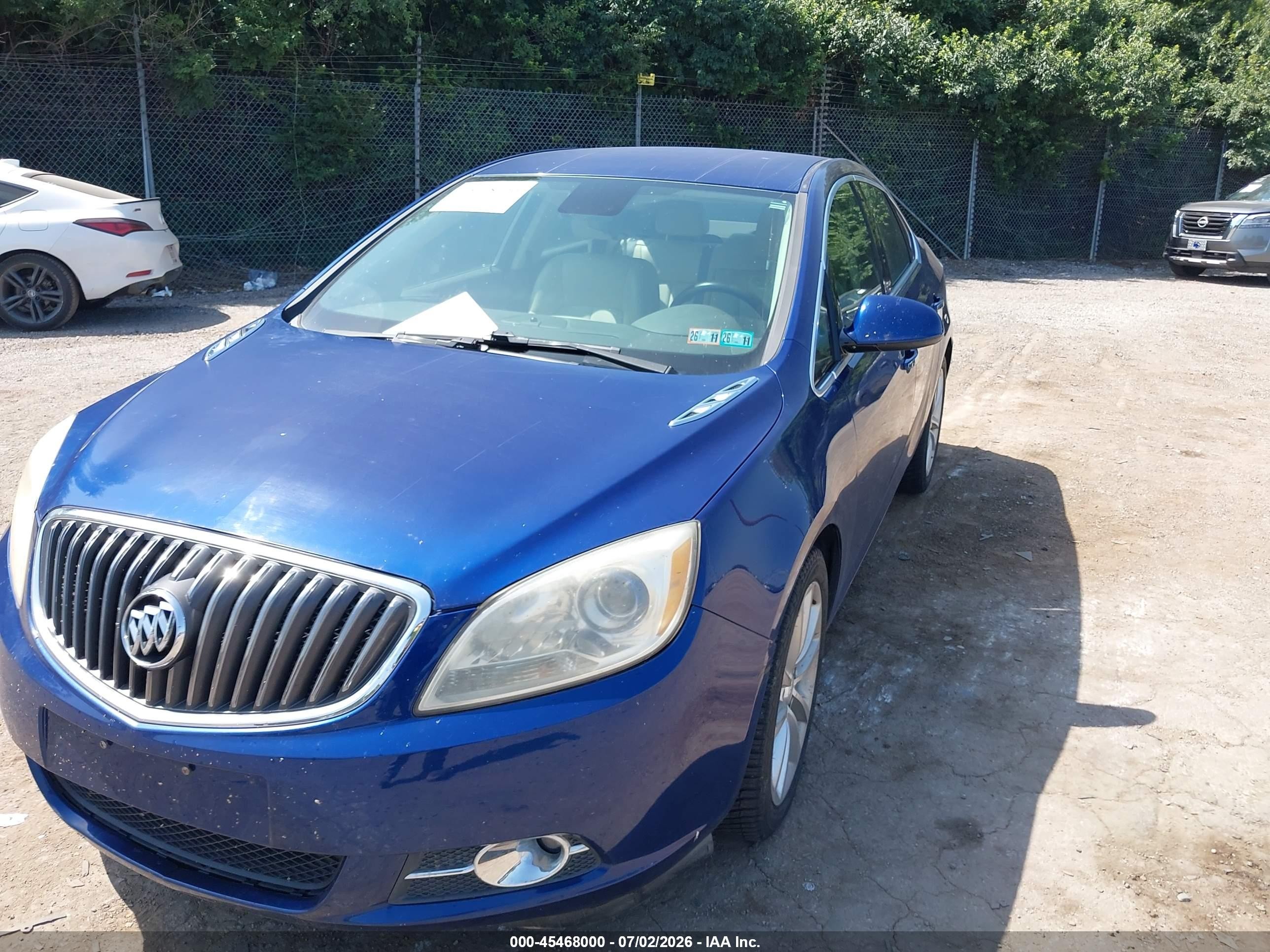 2013 Buick Verano   Dark Blue vin: 1g4pp5sk9d4222598