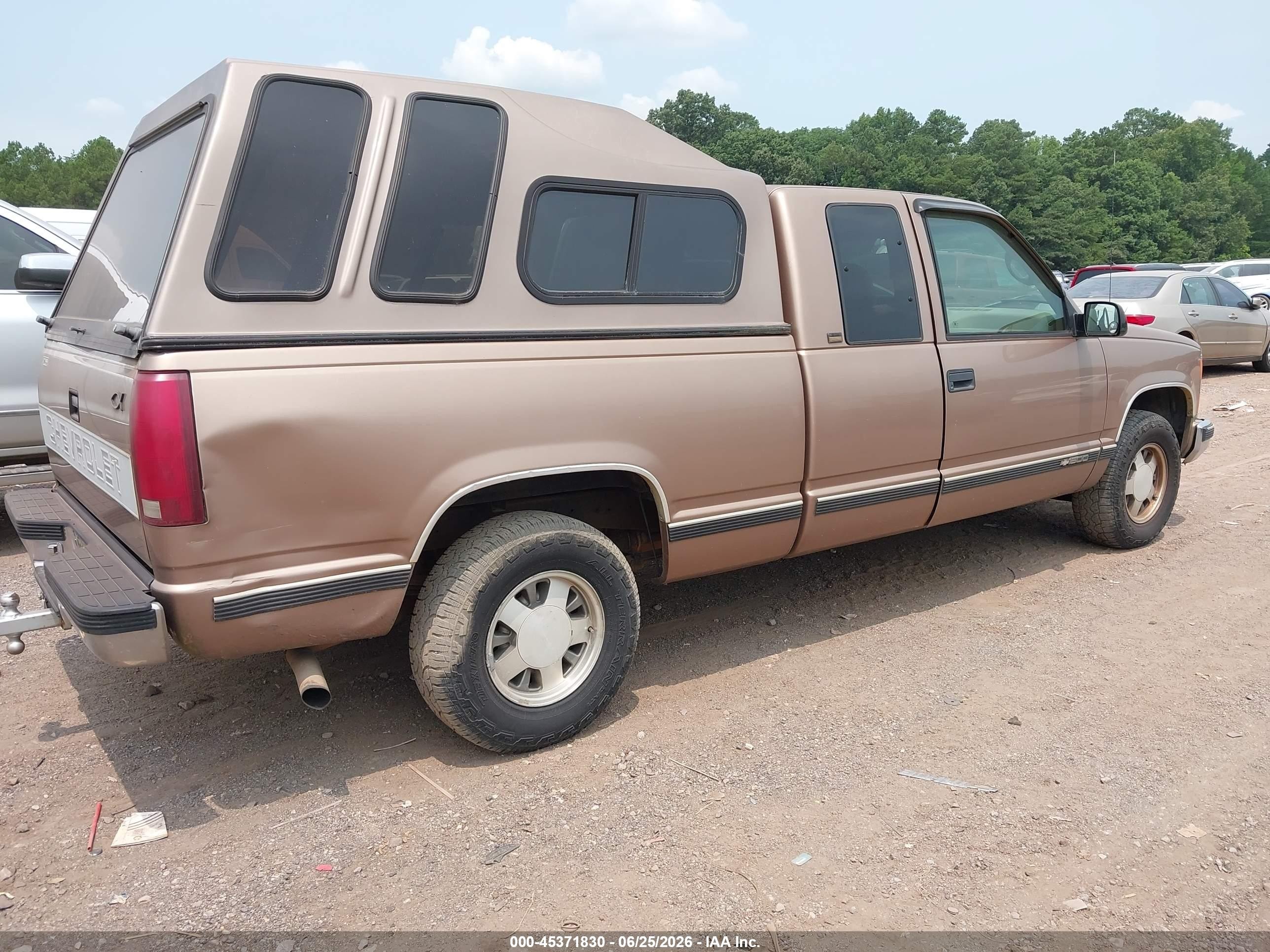 1996 Chevrolet Gmt-400 C1500 Burgundy vin: 1gcec19r7te215273