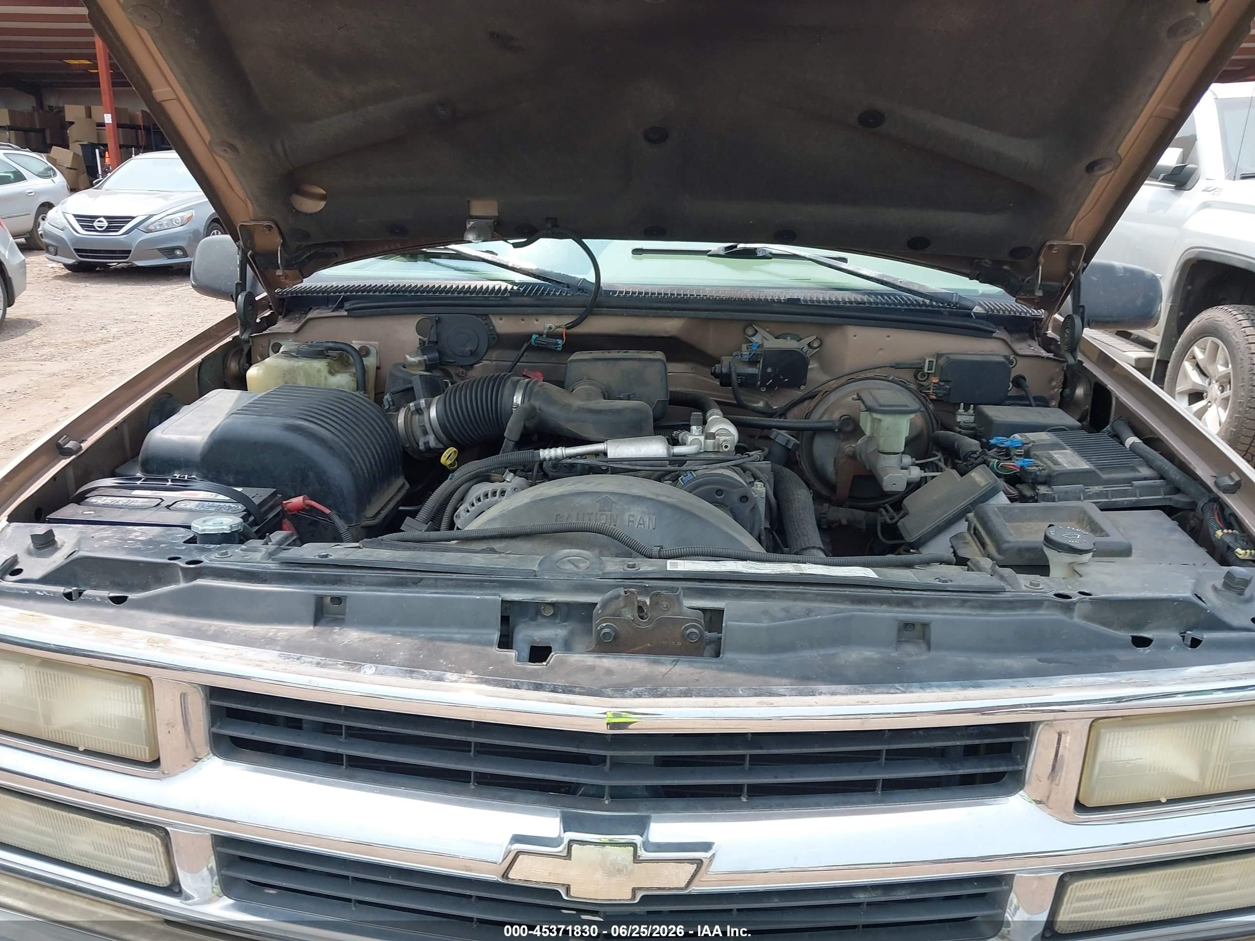 1996 Chevrolet Gmt-400 C1500 Burgundy vin: 1gcec19r7te215273
