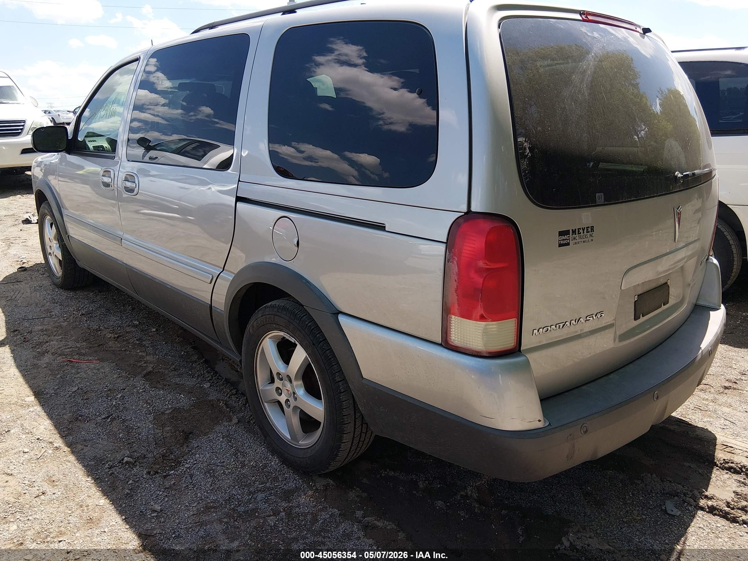 2005 Pontiac Montana Sv6 Silver vin: 1gmdv33l65d235198