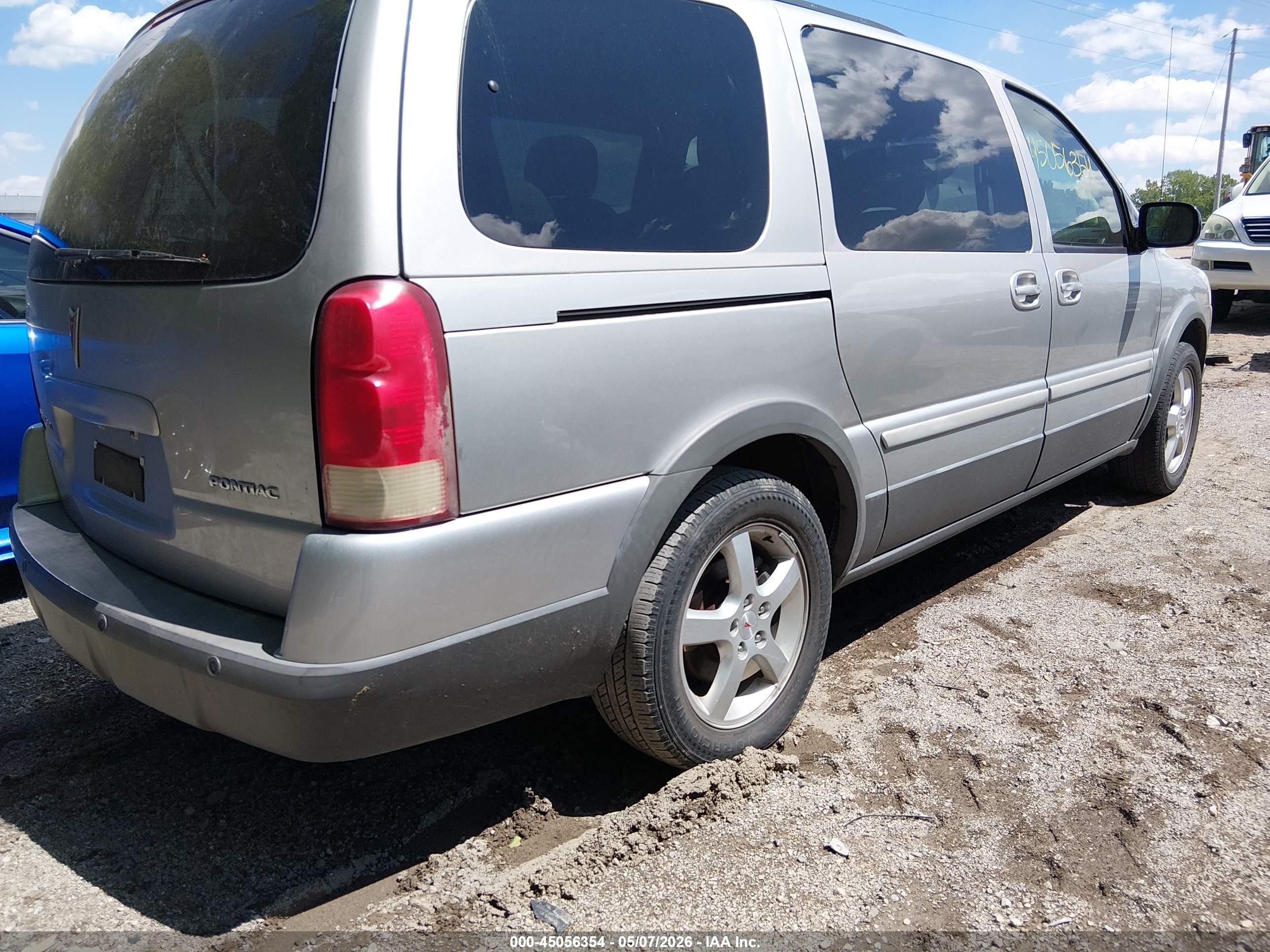 2005 Pontiac Montana Sv6 Silver vin: 1gmdv33l65d235198