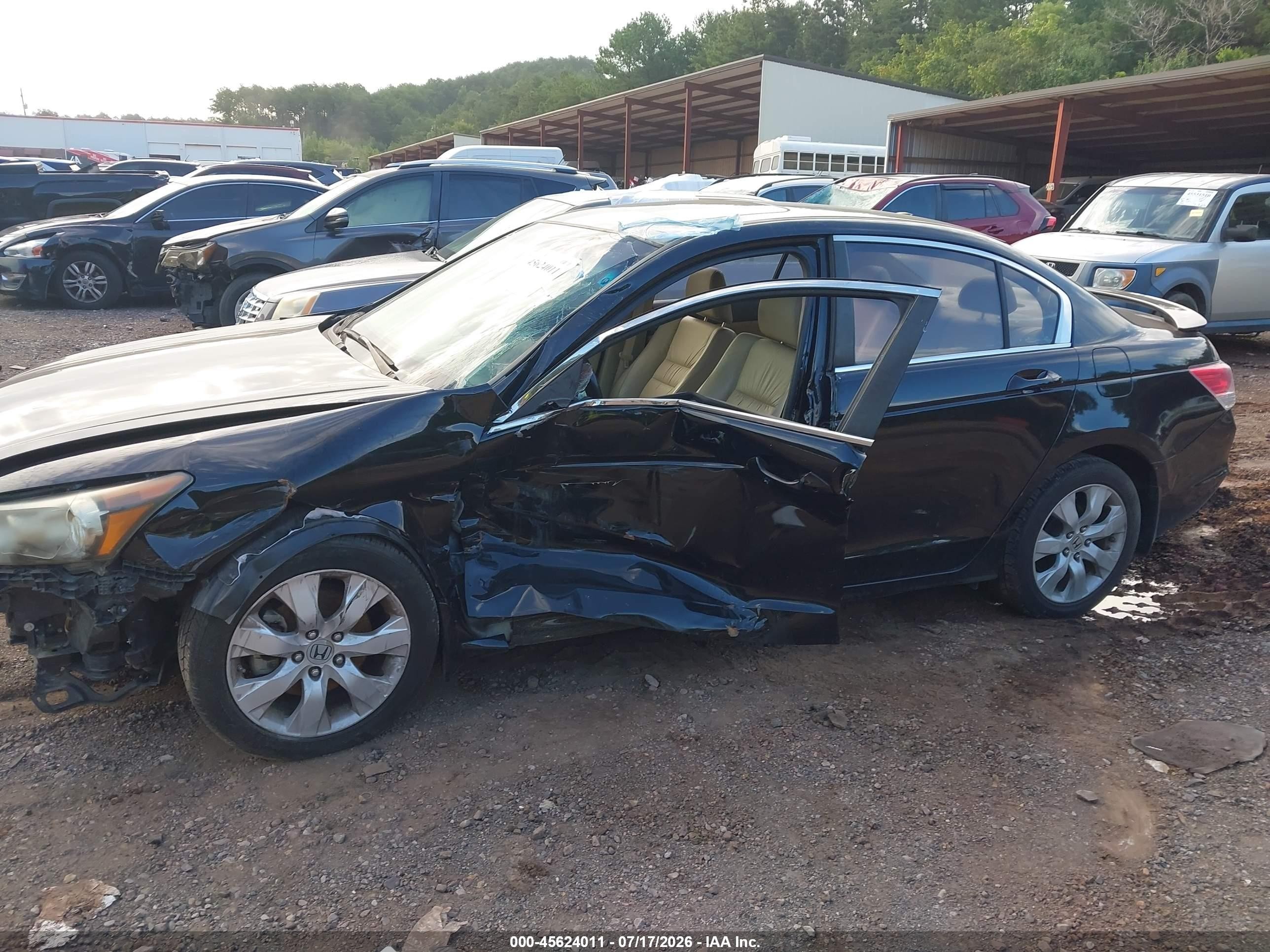 2010 Honda Accord 2.4 Ex-l Black vin: 1hgcp2f84aa136663