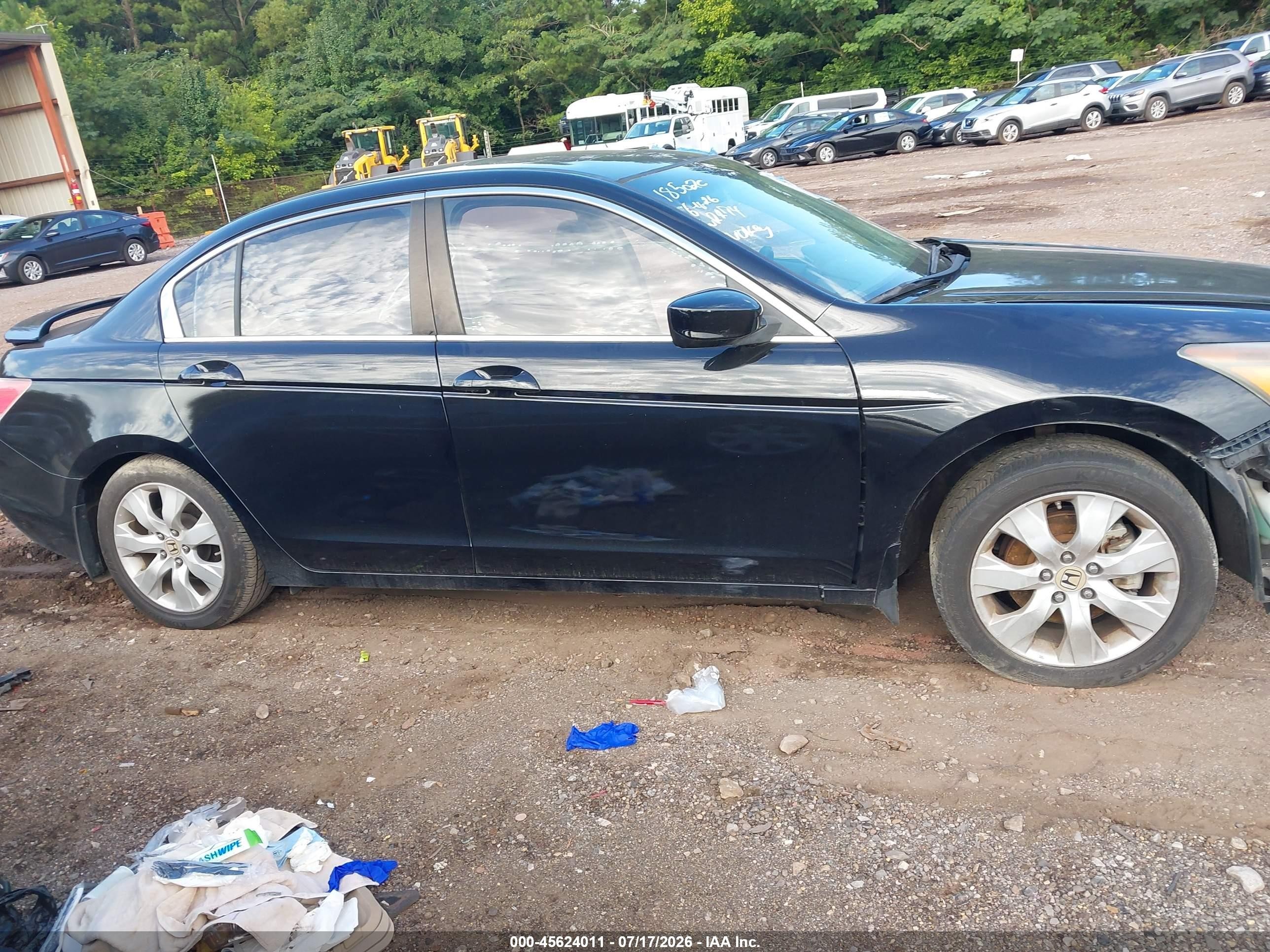 2010 Honda Accord 2.4 Ex-l Black vin: 1hgcp2f84aa136663