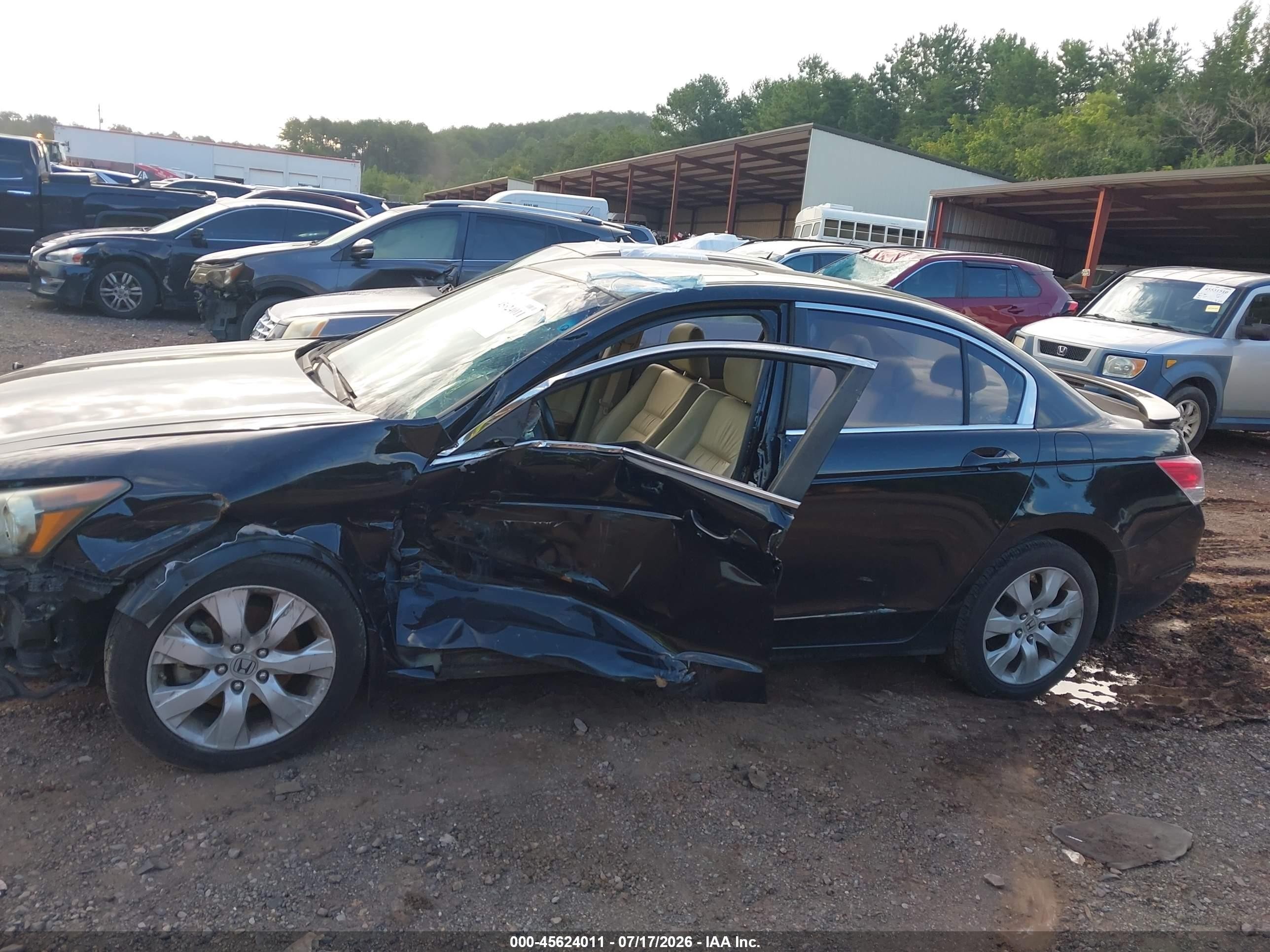 2010 Honda Accord 2.4 Ex-l Black vin: 1hgcp2f84aa136663