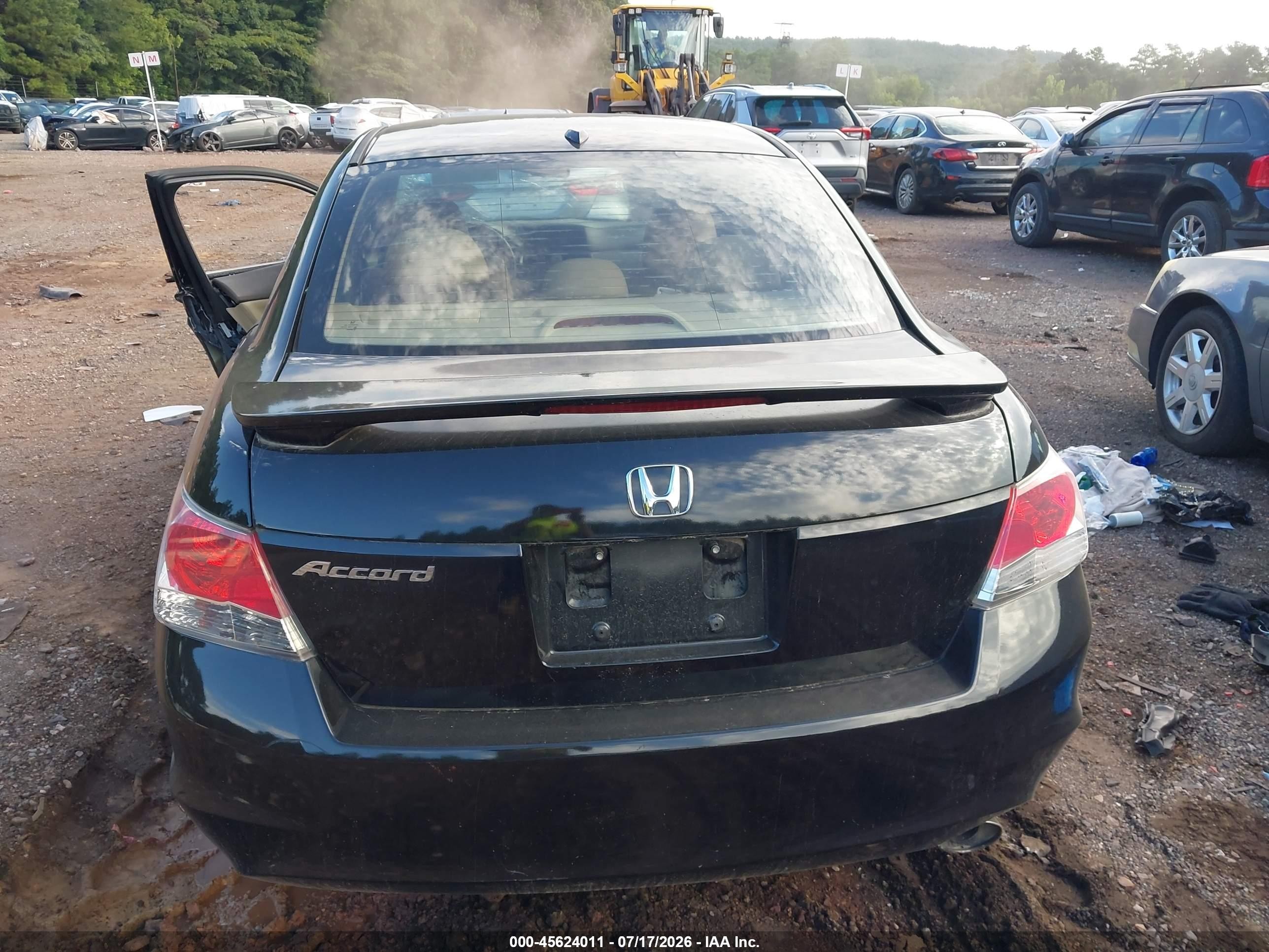 2010 Honda Accord 2.4 Ex-l Black vin: 1hgcp2f84aa136663