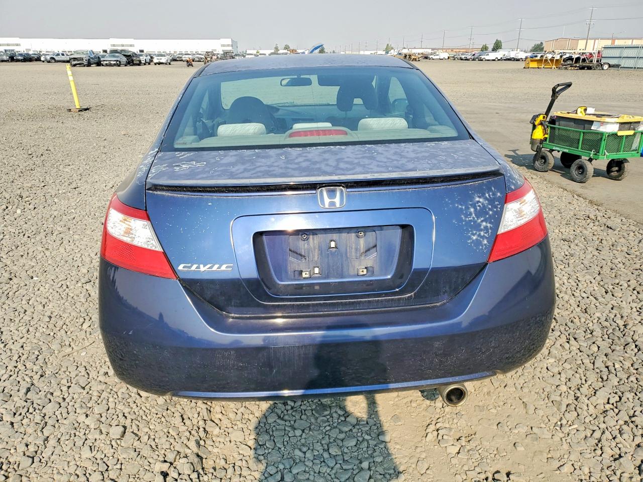 2007 Honda Civic Ex Blue vin: 2HGFG12837H501423