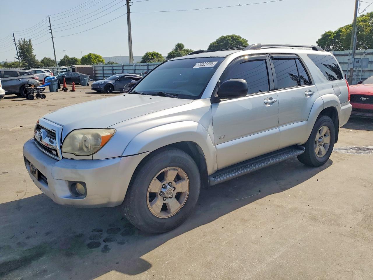 2007 Toyota 4runner Sr5 Silver vin: JTEZT14R170028408