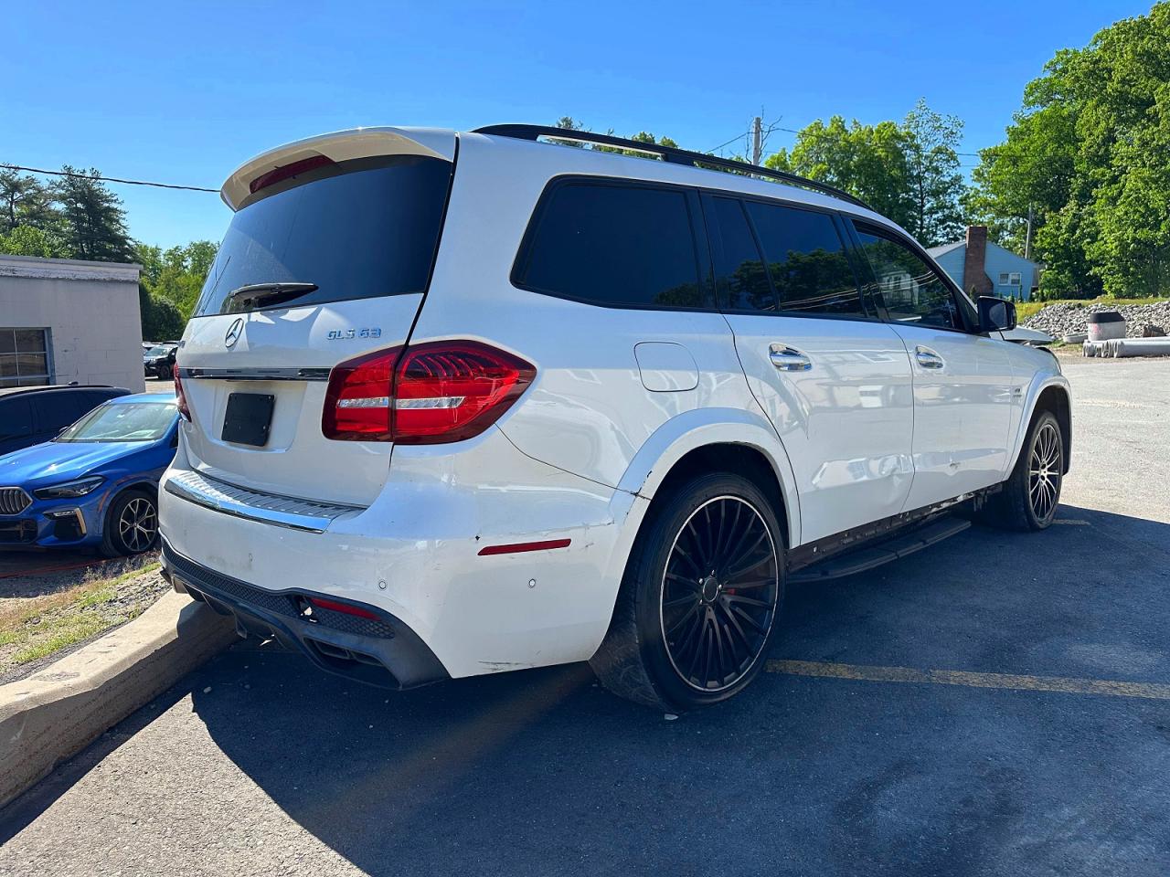 2018 Mercedes-benz Gls 63 Amg 4matic Белый vin: 4JGDF7FE8JA999812