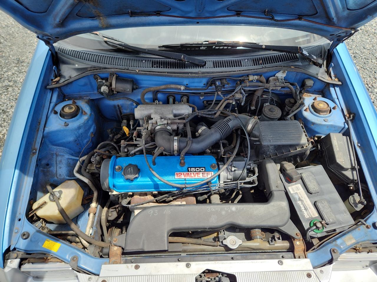 1993 Toyota Tercel Std Синий vin: JT2EL46SXP0303805
