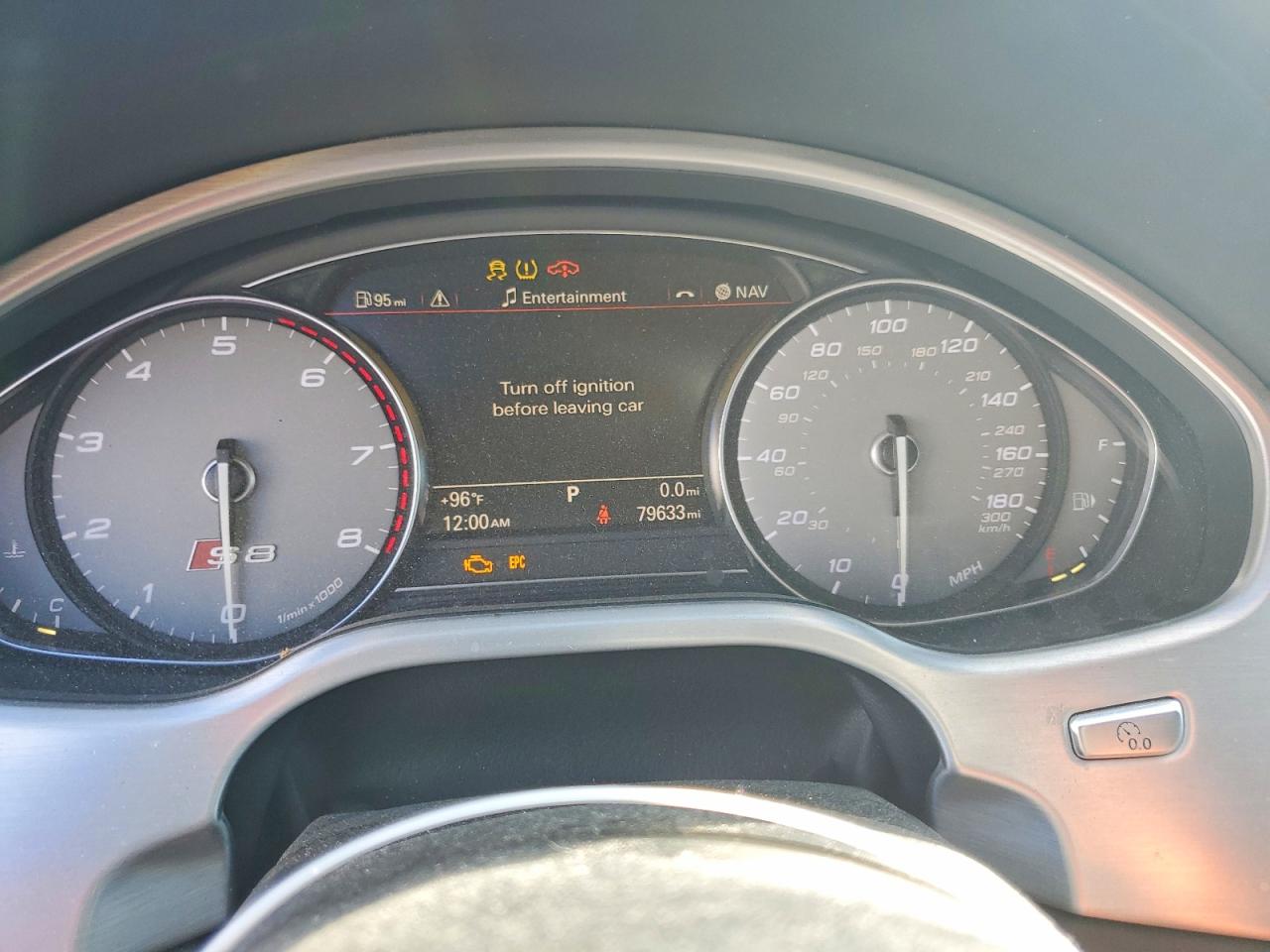 2014 Audi S8 Quattro Gray vin: WAUD2AFD1EN007994
