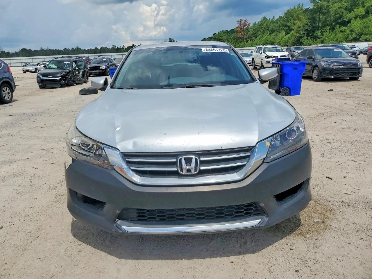 2013 Honda Accord Lx Silver vin: 1HGCR2F38DA096249