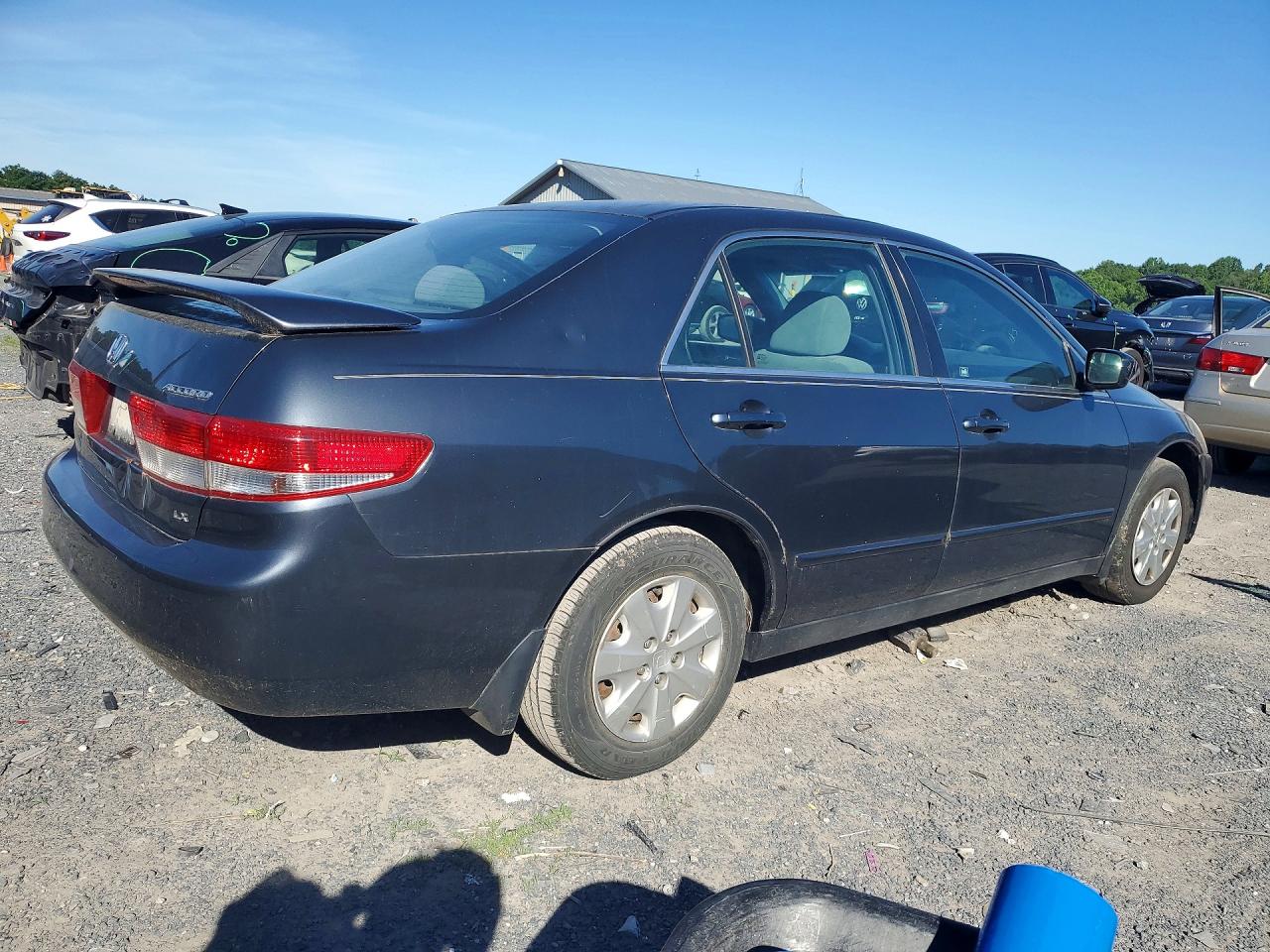 2003 Honda Accord Lx Gray vin: 1HGCM56393A117172