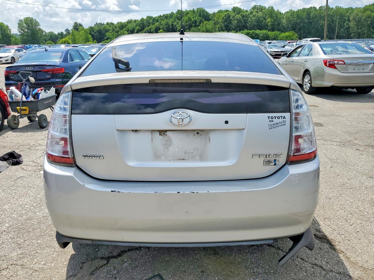 2008 Toyota Prius Base Silver vin: JTDKB20U183353455