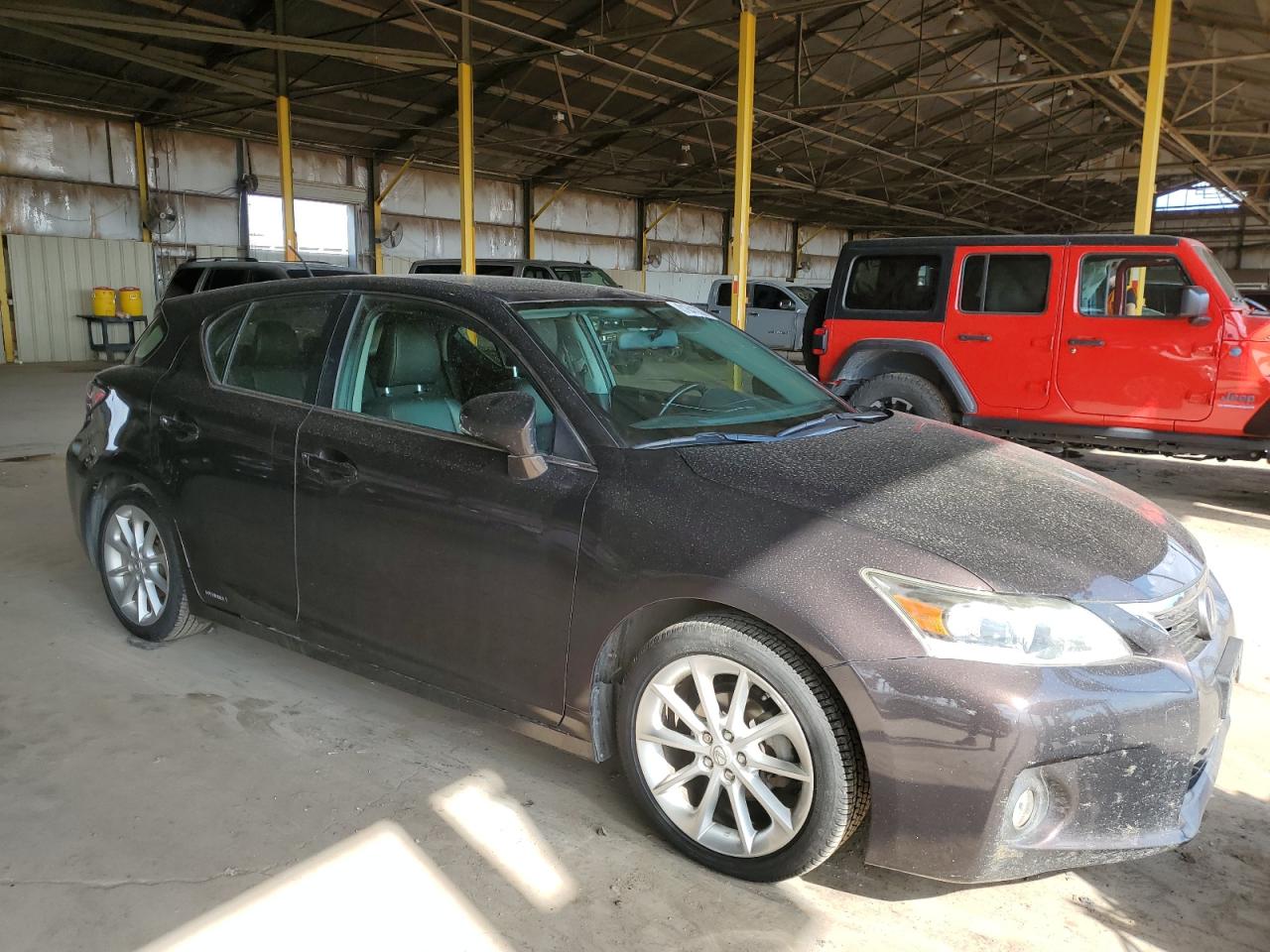 2012 Lexus Ct 200 Brown vin: JTHKD5BH5C2091061