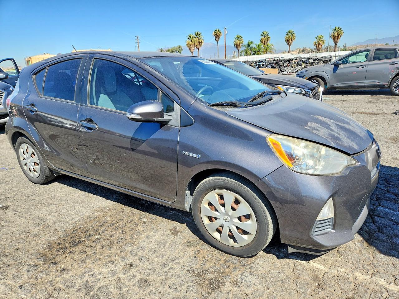 2014 Toyota Prius C One Gray vin: JTDKDTB3XE1560146