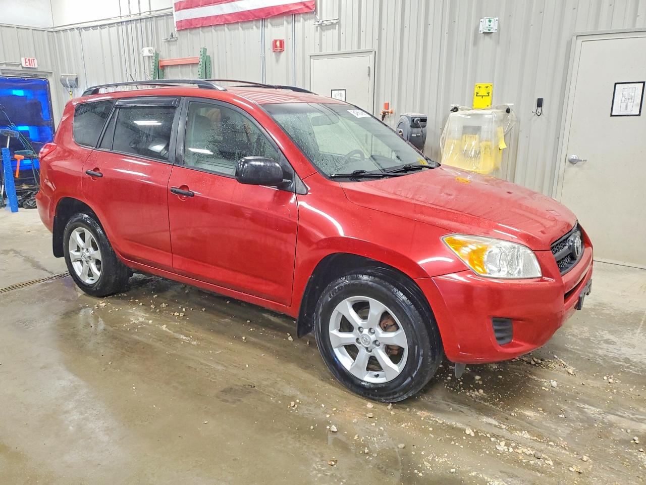 2010 Toyota Rav4 Base Red vin: JTMBF4DV7A5021856
