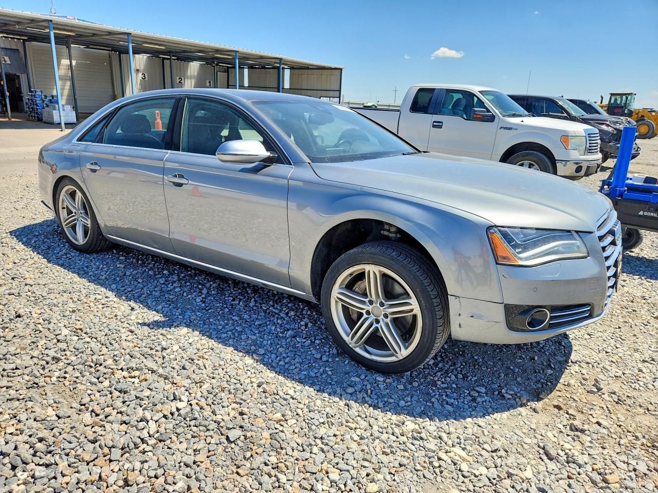 2013 Audi A8 L Quattro Gray vin: WAURGAFD0DN019947
