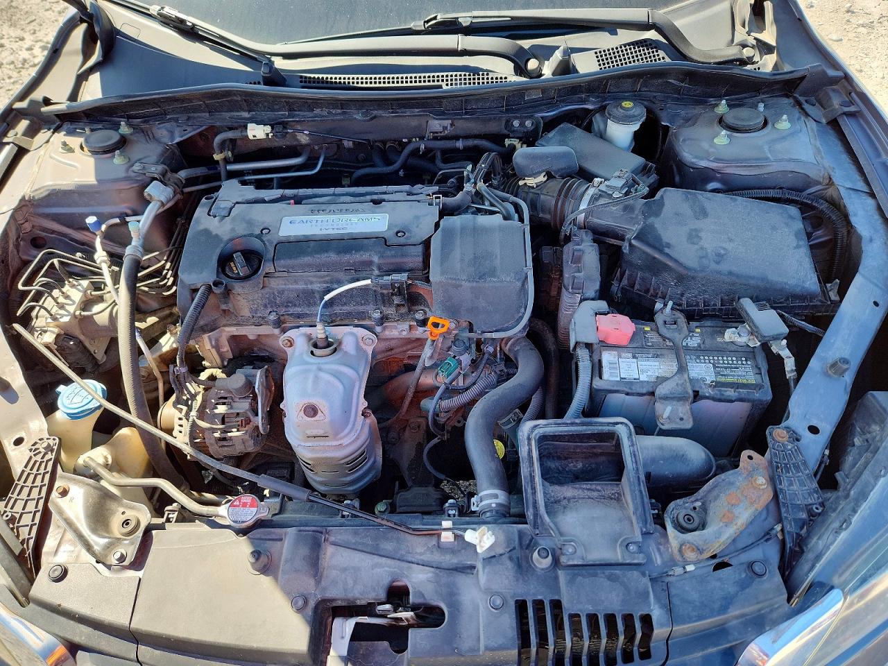 2014 Honda Accord Lx Gray vin: 1HGCR2F39EA273828