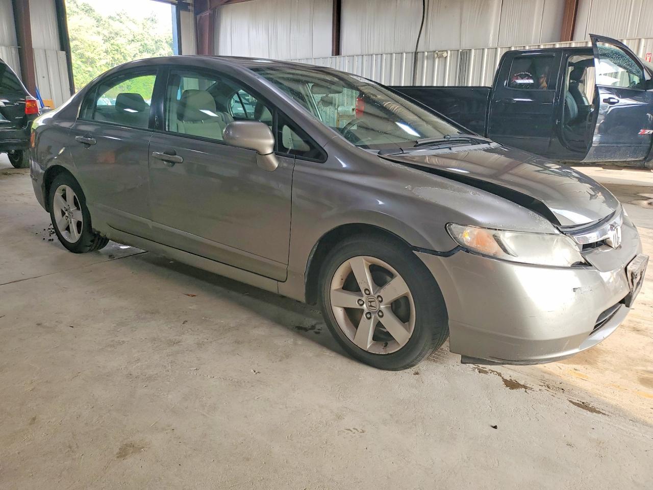 2007 Honda Civic Ex Silver vin: 2HGFA15887H502189