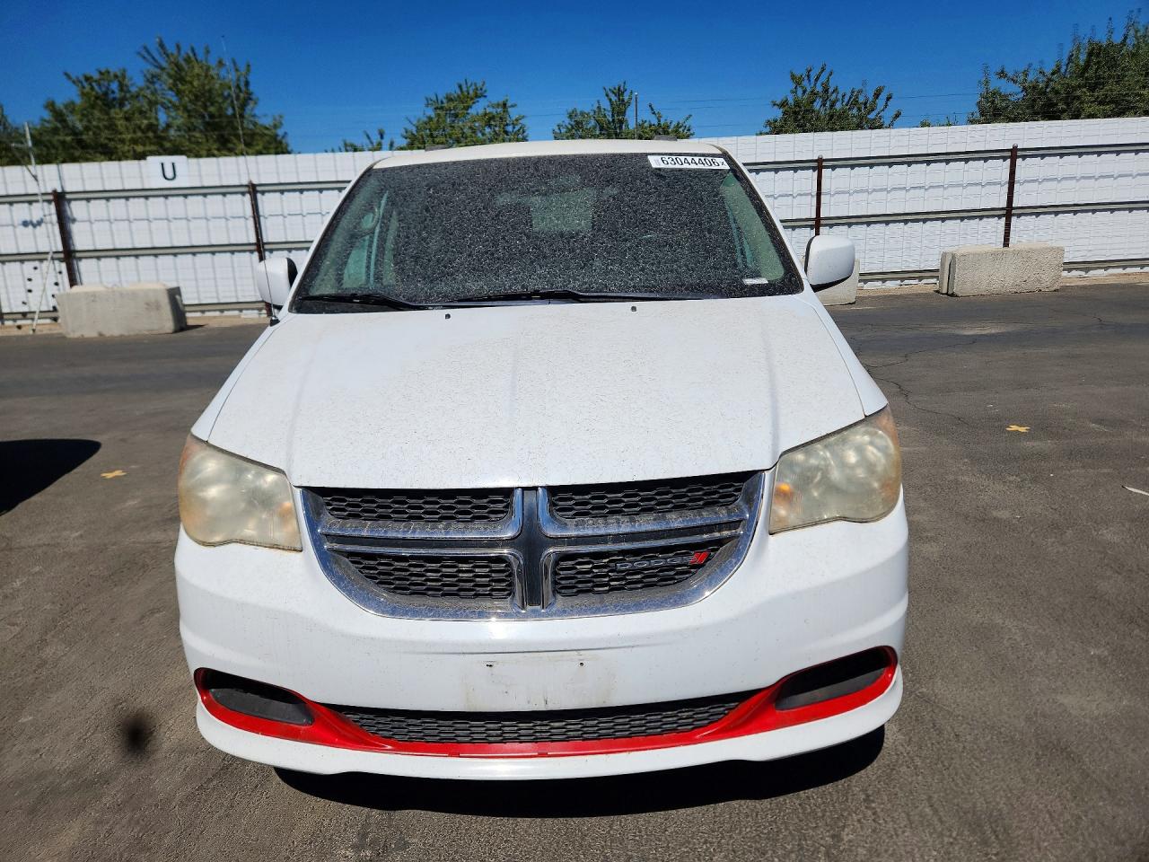 2014 Dodge Grand Caravan Sxt White vin: 2C4RDGCG5ER344885