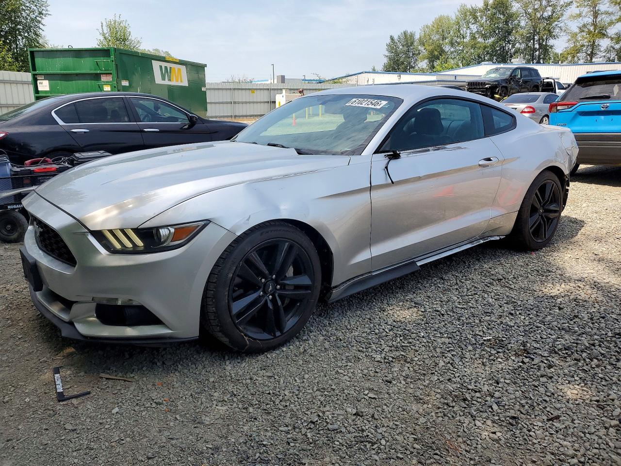 2015 Ford Mustang Silver vin: 1FA6P8TH1F5339390