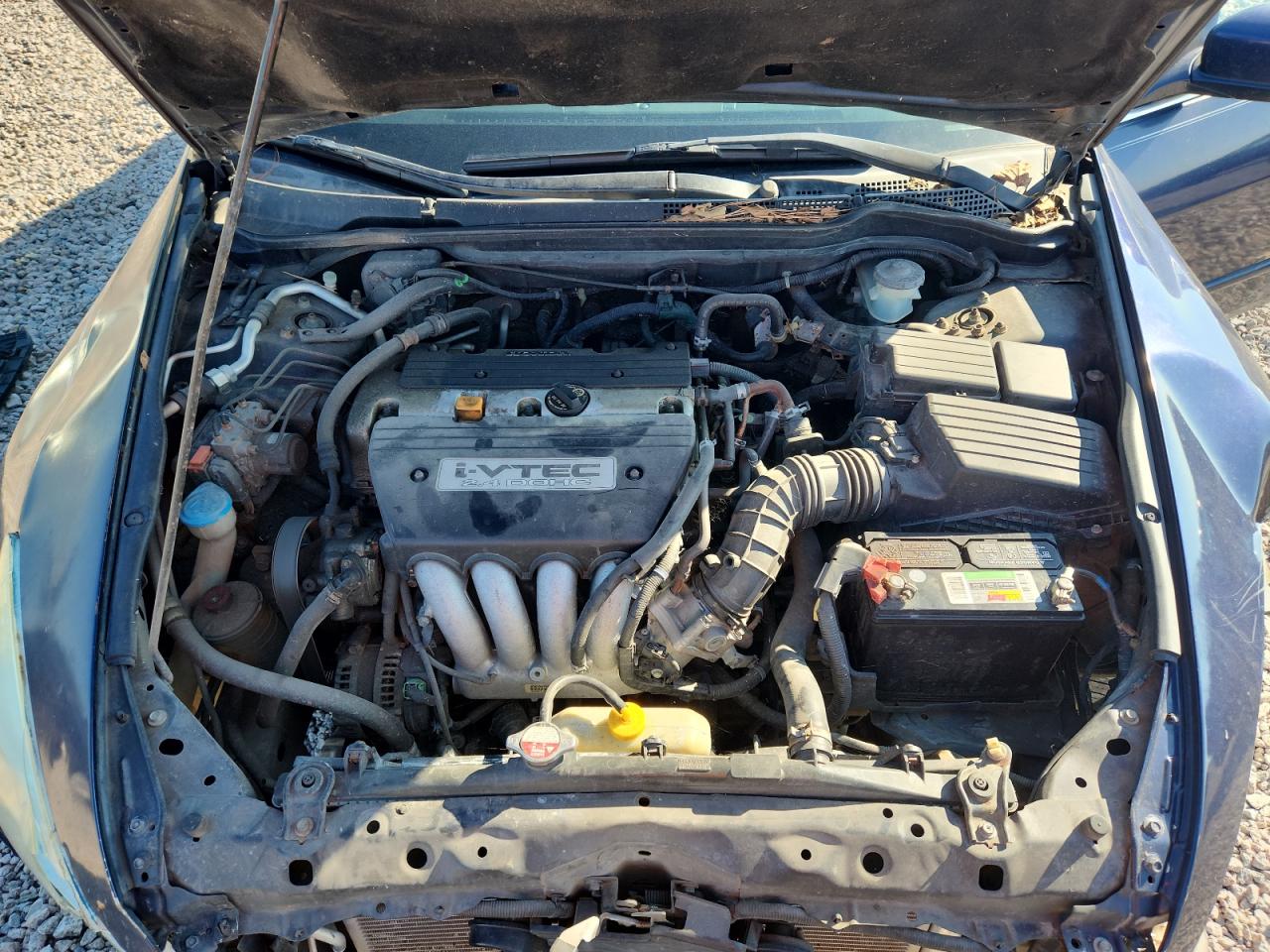 2007 Honda Accord Ex Blue vin: 1HGCM56757A017854
