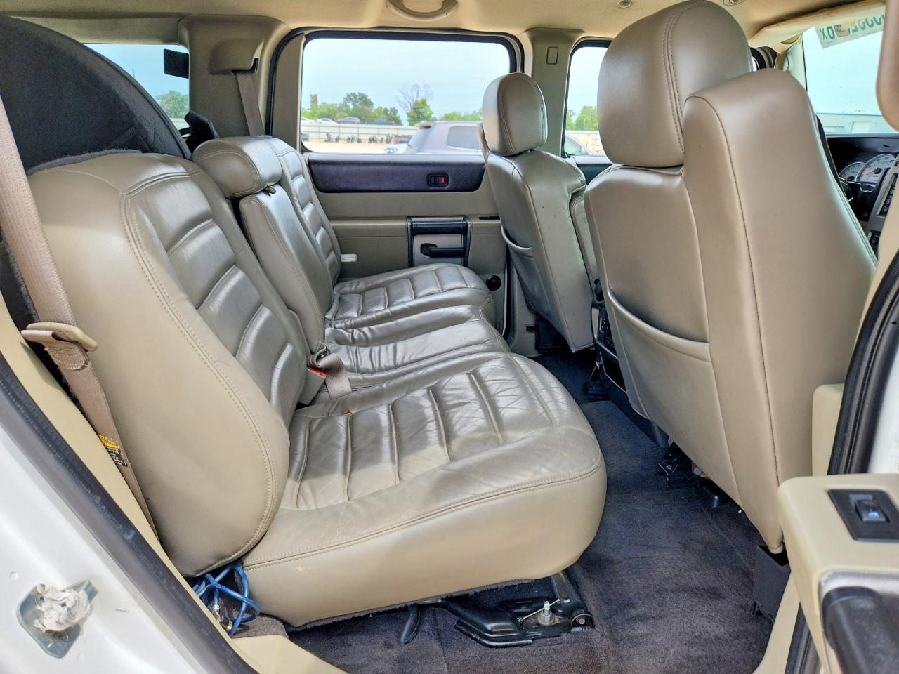 2003 Hummer H2 Белый vin: 5GRGN23U53H122951