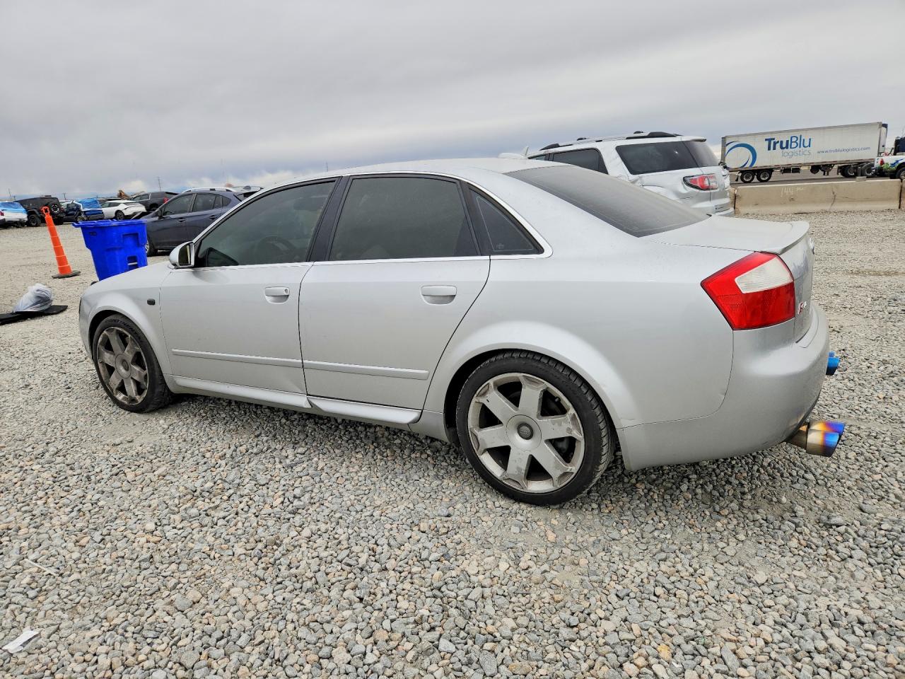 2005 Audi S4 Silver vin: WAUPL68E25A020371