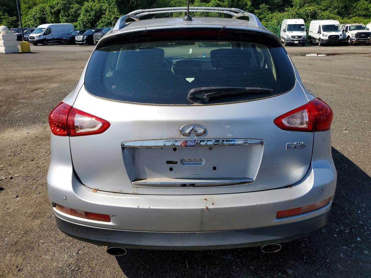 2011 Infiniti Ex35 Base Silver vin: JN1AJ0HR6BM850749