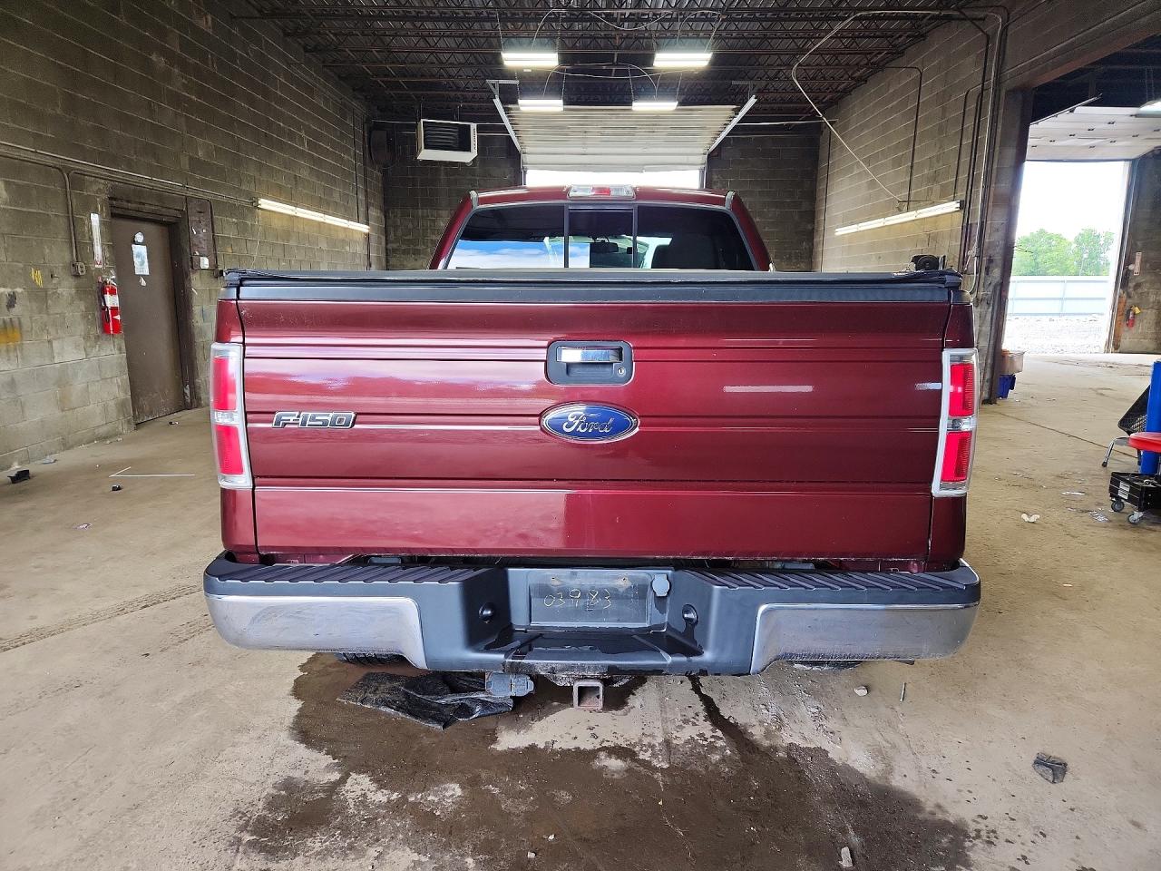 2010 Ford F150 Super Cab Burgundy vin: 1FTEX1E82AFD75487