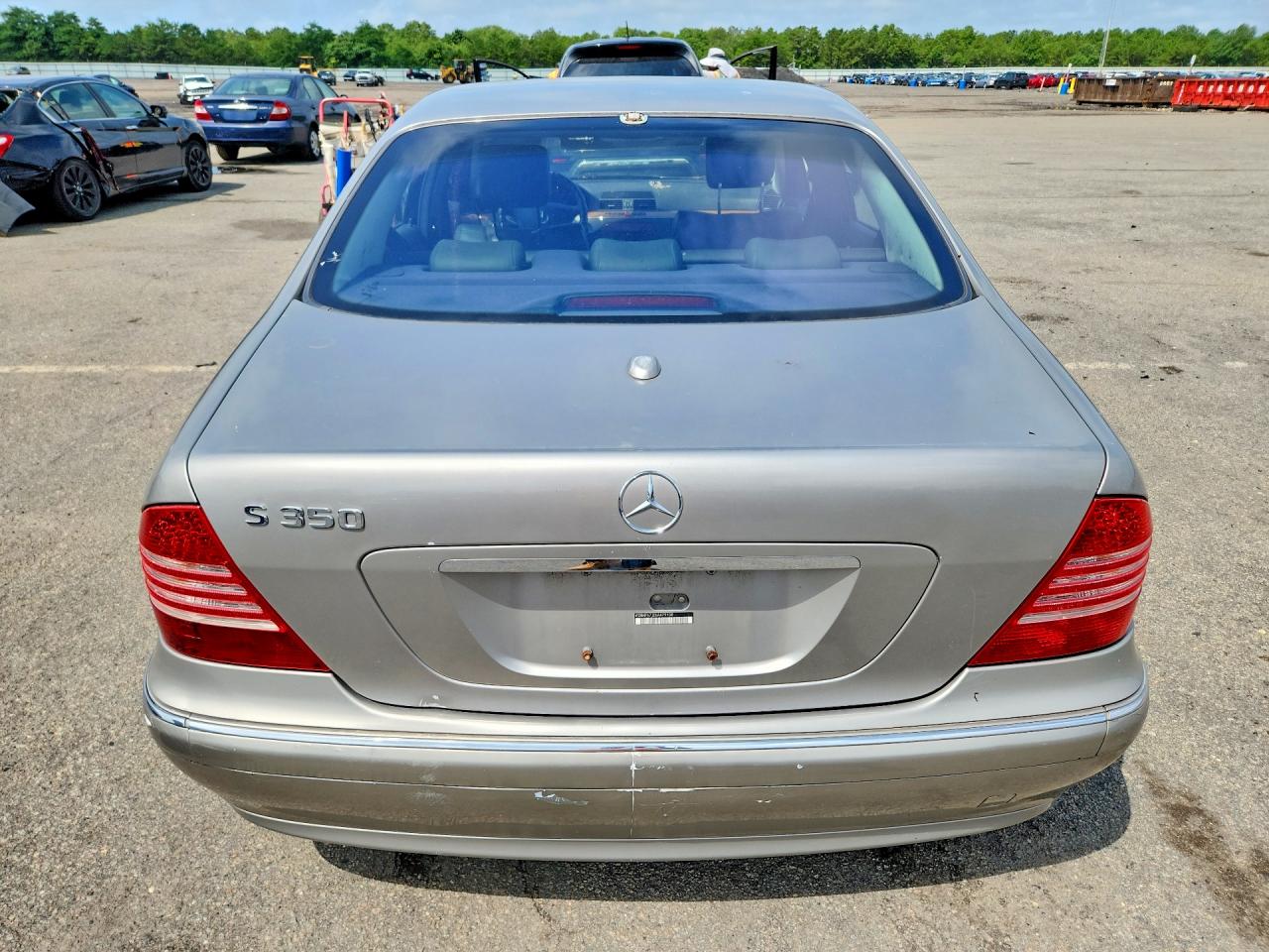 2006 Mercedes-benz S 350 Silver vin: WDBNF67J26A479108