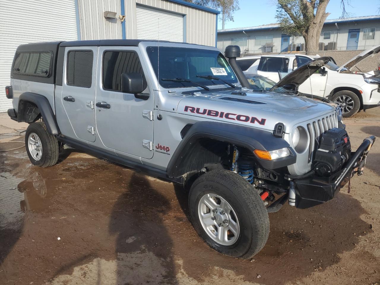 2023 Jeep Gladiator Rubicon Silver vin: 1C6JJTBM2PL587711