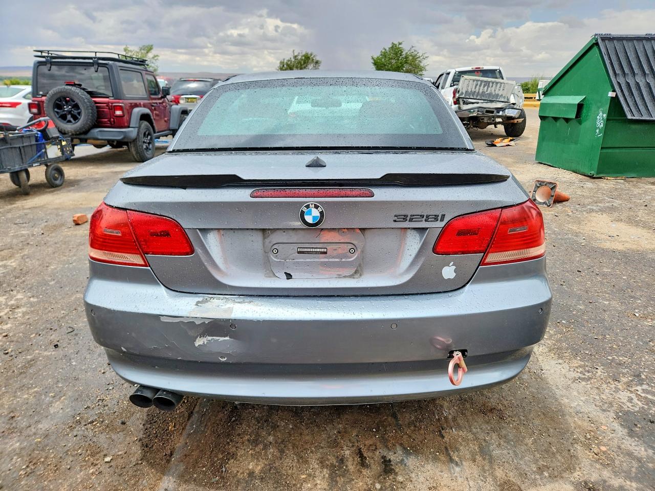 2008 Bmw 328 I Sulev Gray vin: WBAWR33568P151238