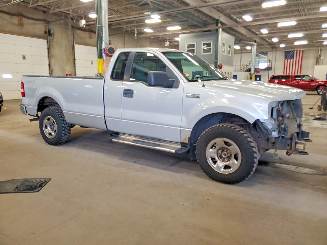 2005 Ford F150 Silver vin: 1FTRF14525NA88903