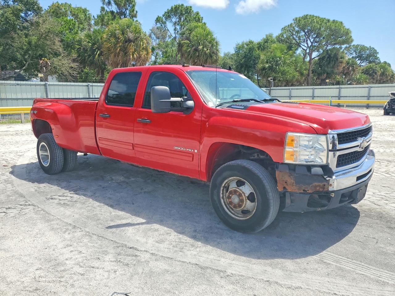 2009 Chevrolet Silverado K3500 Lt Red vin: 1GCJK83669F186103