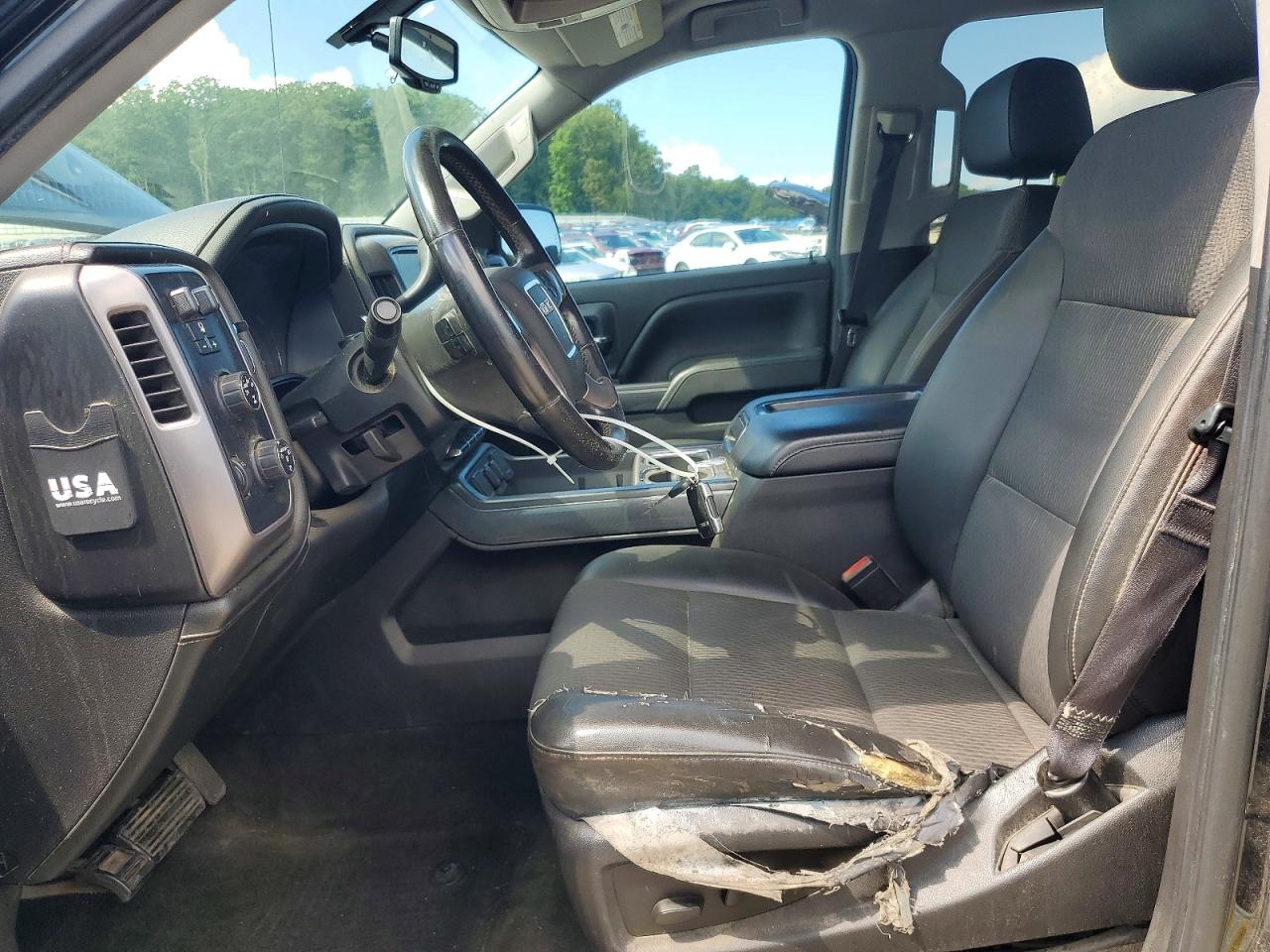 2015 Gmc Sierra K1500 Sle Black vin: 3GTU2UECXFG454458