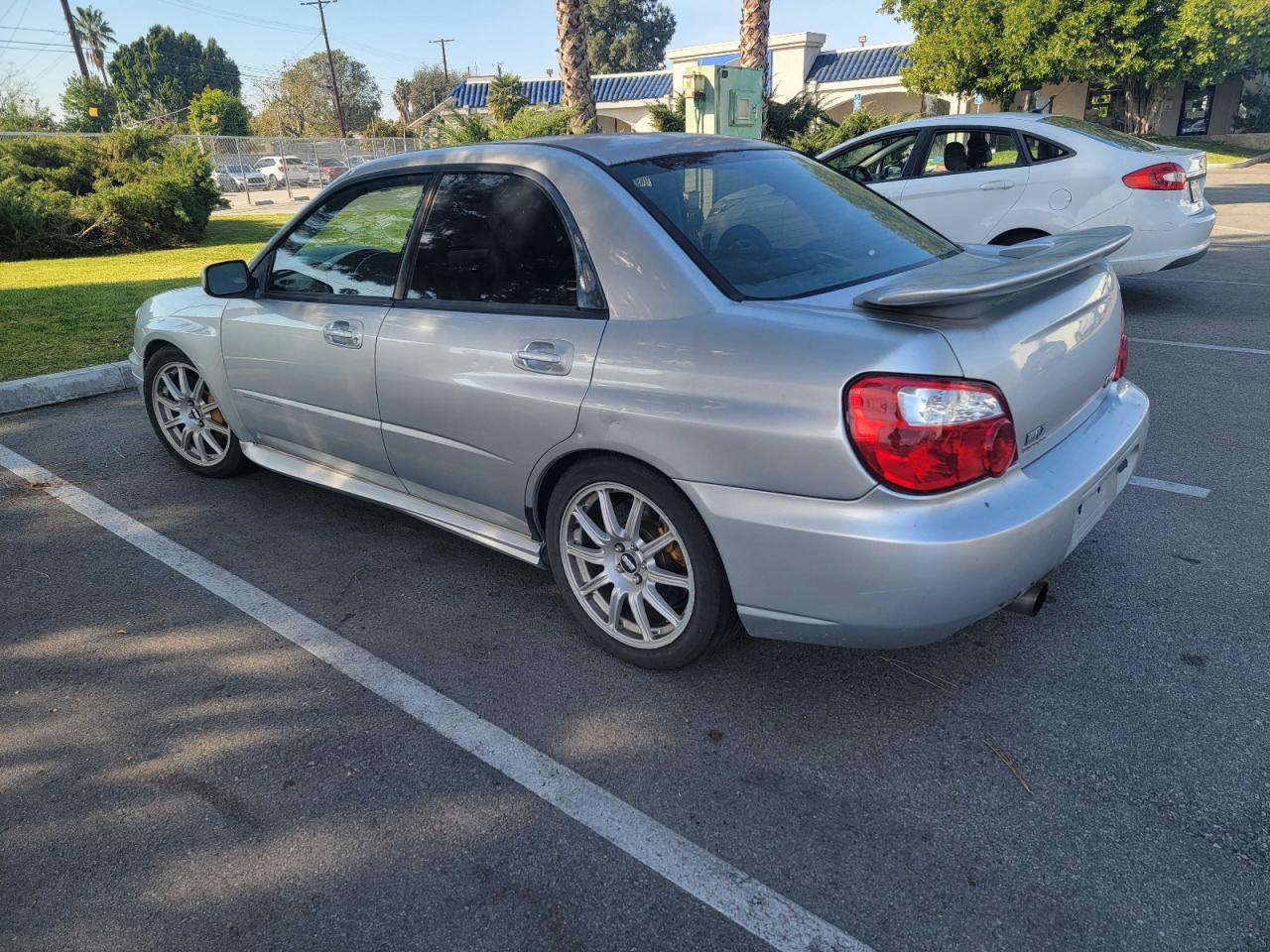 2004 Subaru Impreza Wrx Sti Silver vin: JF1GD70624L509405