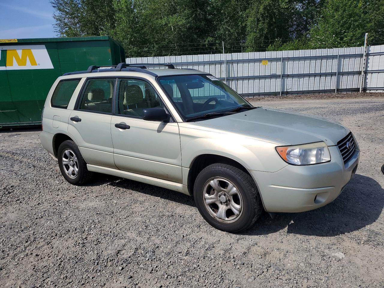 2007 Subaru Forester 2.5x Gold vin: JF1SG63607H714672