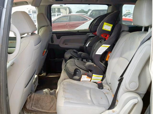 2018 Honda Odyssey Touring Gray vin: 5FNRL6H89JB006264