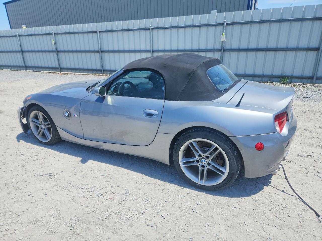 2007 Bmw M Roadster Silver vin: 5UMBT93537LY53492