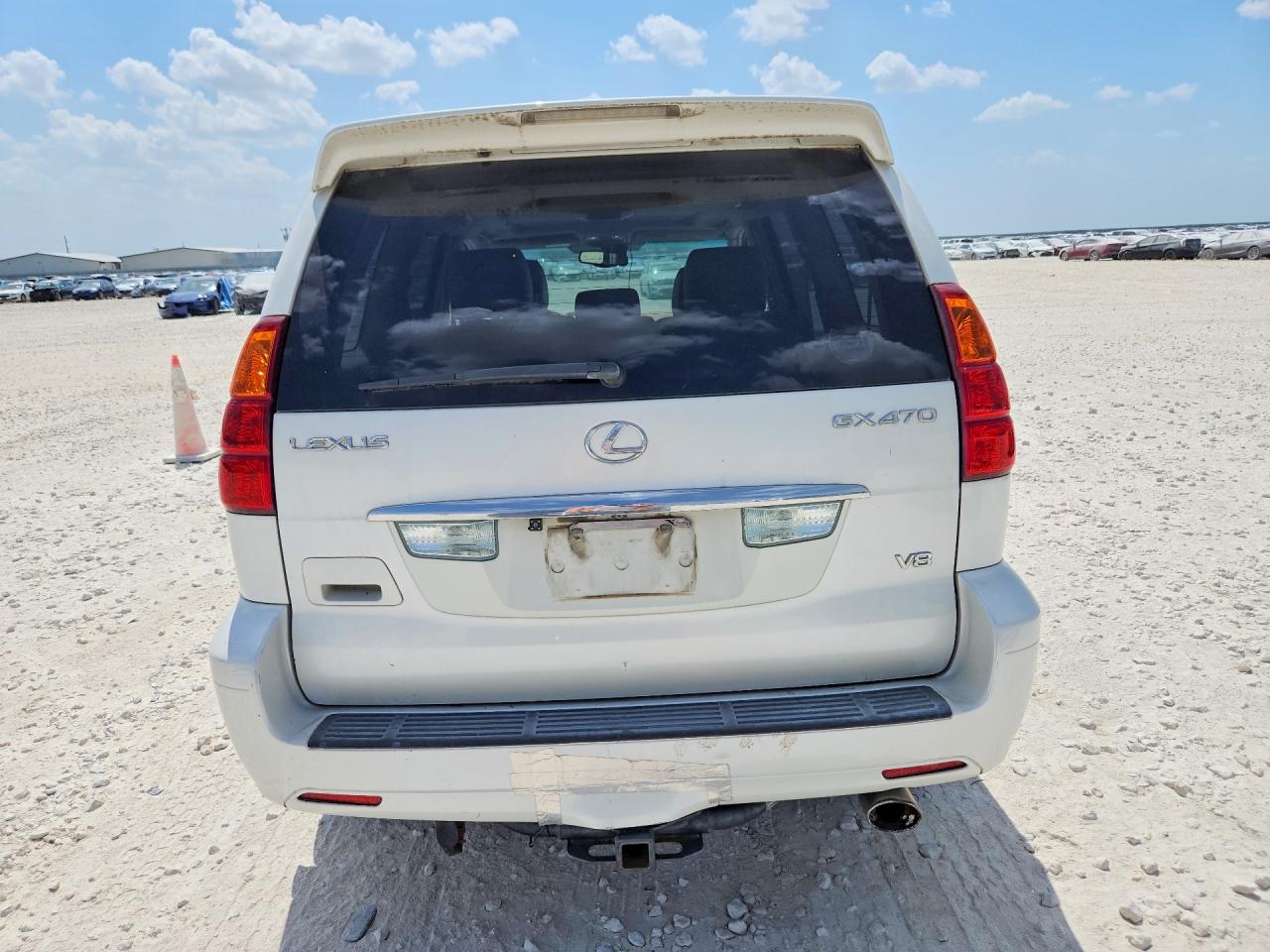 2006 Lexus Gx 470 White vin: JTJBT20X260122891