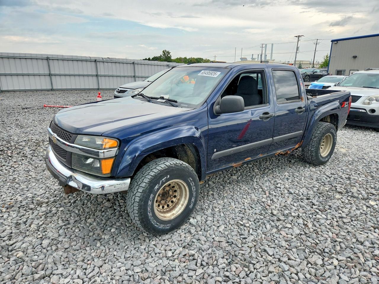 2007 Chevrolet Colorado Blue vin: 1GCDT13E178123548