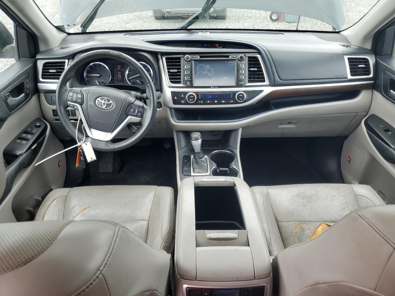 2014 Toyota Highlander Limited Black vin: 5TDYKRFH1ES031809
