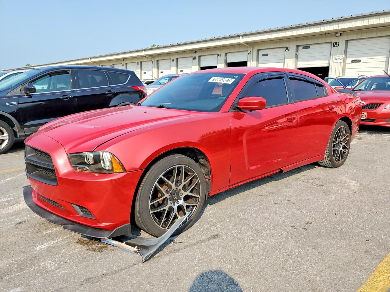 2011 Dodge Charger Red vin: 2B3CL3CG7BH538340