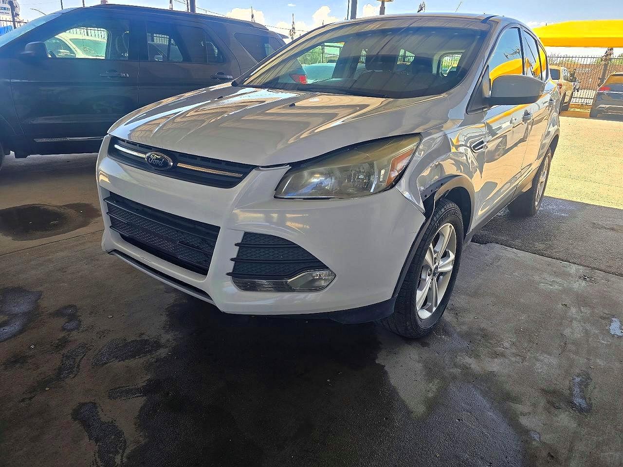 2014 Ford Escape Se White vin: 1FMCU9GX9EUA83206