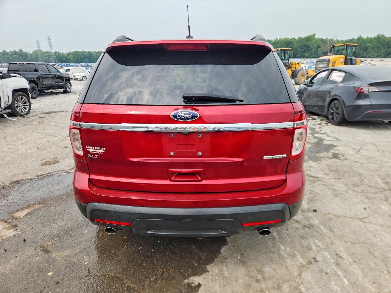 2013 Ford Explorer Xlt Красный vin: 1FM5K7D83DGA96319