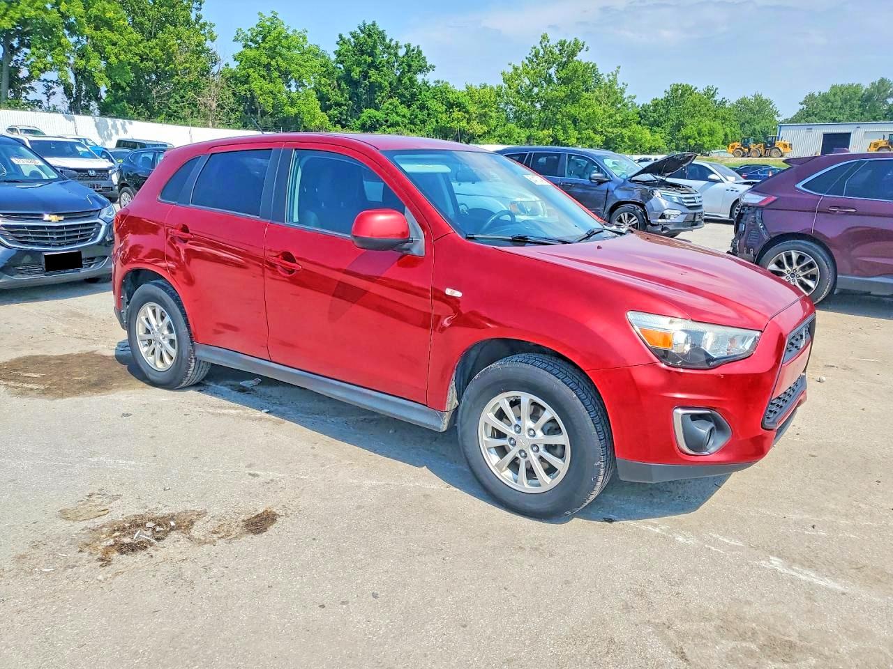 2013 Mitsubishi Rvr Se Red vin: 4A4AJ3AU5DE607064