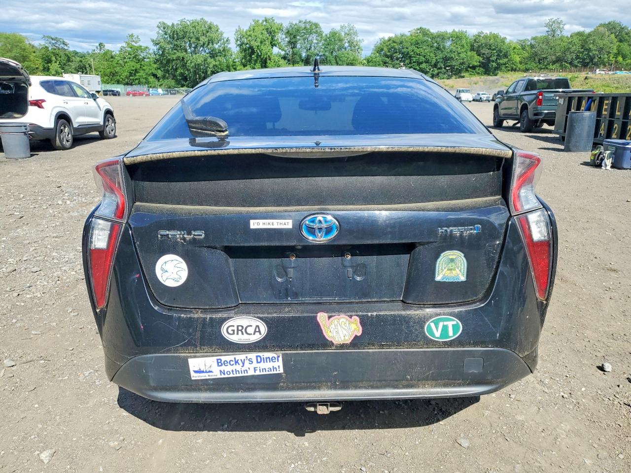 2016 Toyota Prius Four Белый vin: JTDKARFU5G3501950