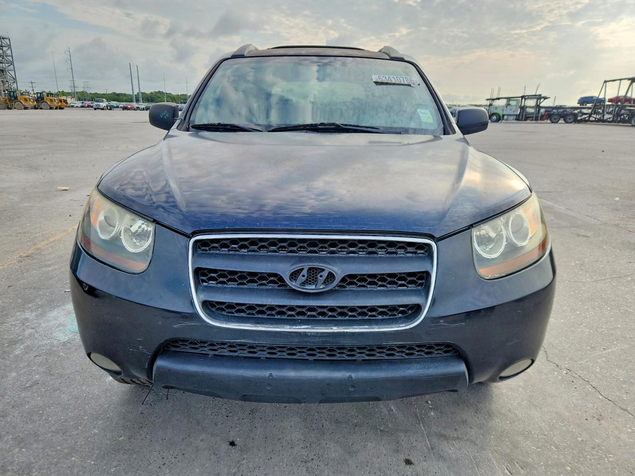 2007 Hyundai Santa Fe Se Blue vin: 5NMSH13EX7H054415
