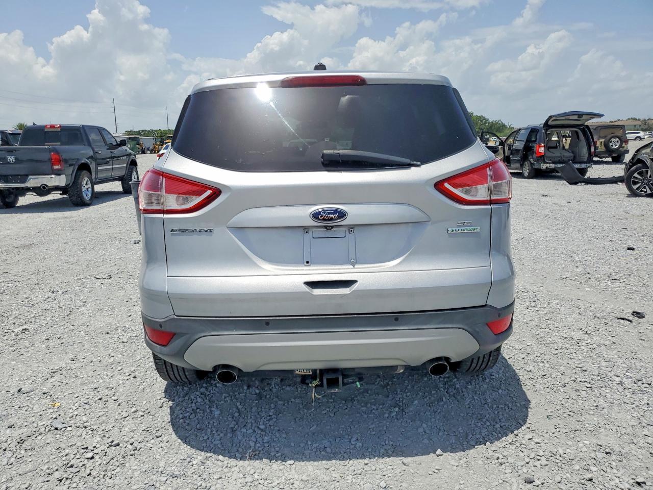 2014 Ford Escape Se Silver vin: 1FMCU0GX0EUC01834